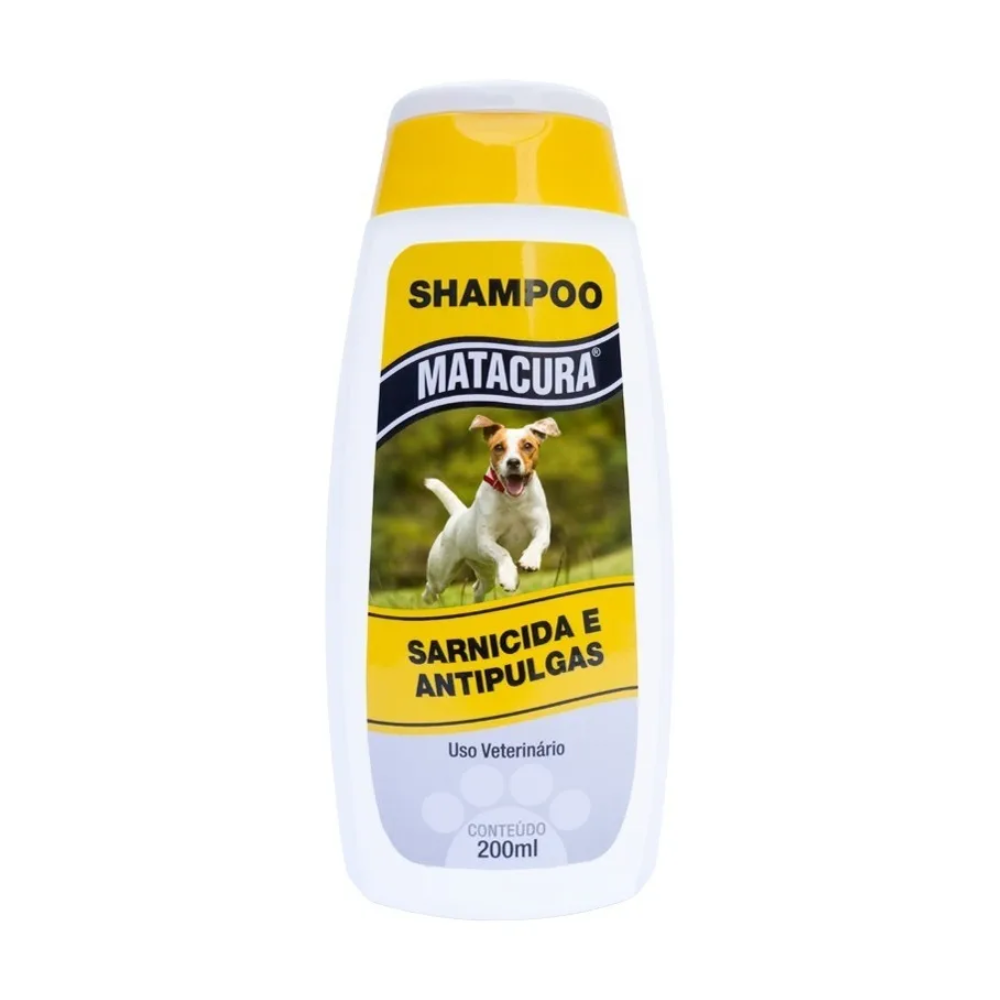 Shampoo Sarnicida Anti Pulgas 200ml MATACURA