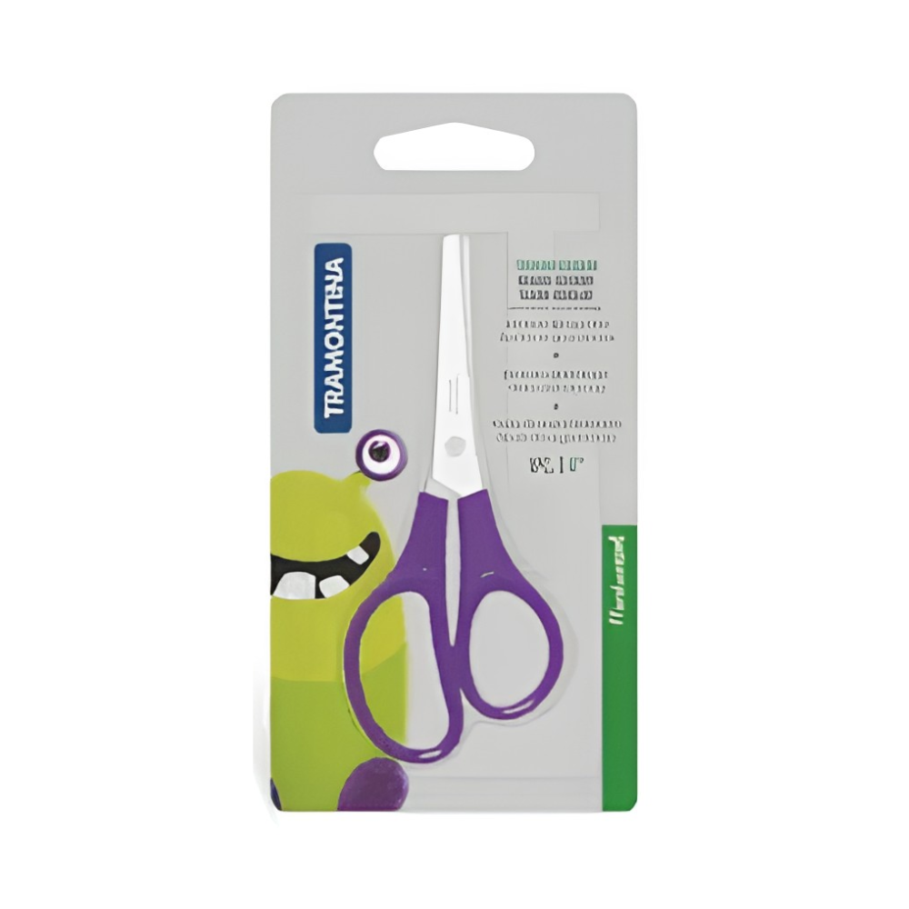Tesoura Escolar 10,5cm (Roxo) TRAMONTINA
