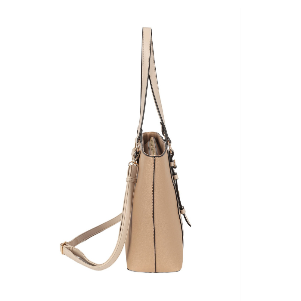 Bolsa Feminina de Ombro Bege GASH