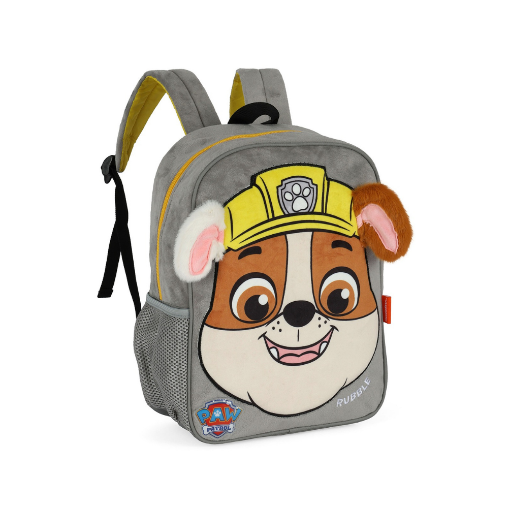 Mochila de Costas Infantil Patrulha Canina Rubble Amarelo LUXCEL