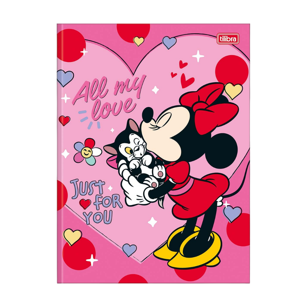 Caderno Brochurão Disney Minnie 80f (All My Love) FORONI