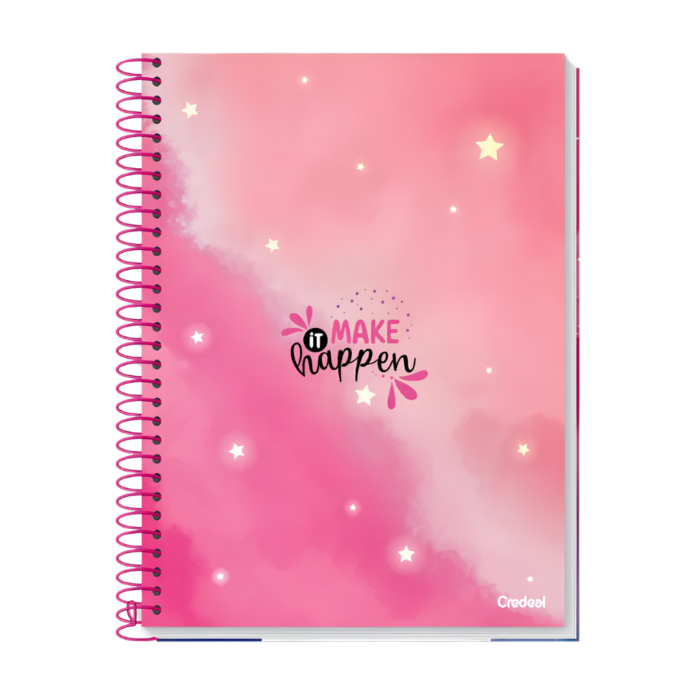 Caderno Universitário 10m 160fls Moments (It Make Happen) CREDEAL