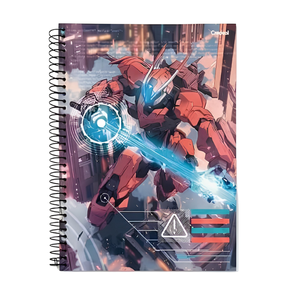 Caderno Universitário 1m 80fls X-Tron (Modelo 1) CREDEAL