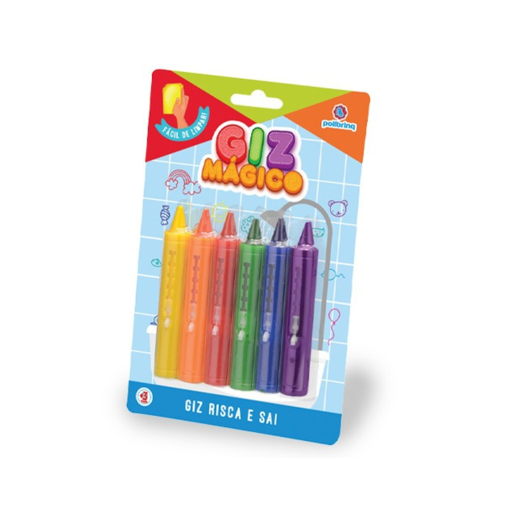 Brinquedo Educativo Giz Mágico POLIBRINQ