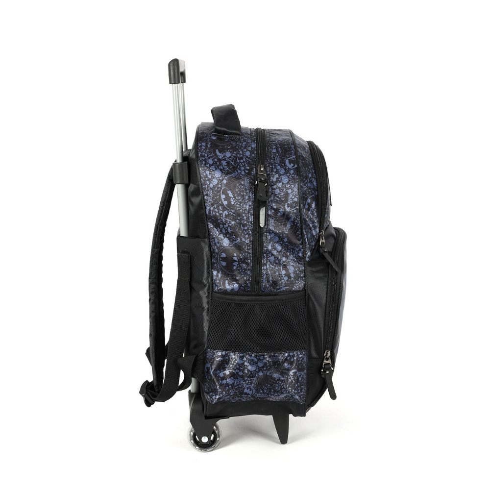 Mochila com Rodas e Alça DC Batman Preto LUXCEL