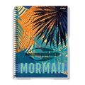 Caderno Universitário 10m 160fls Mormaii Masculino (Tropical) CREDEAL