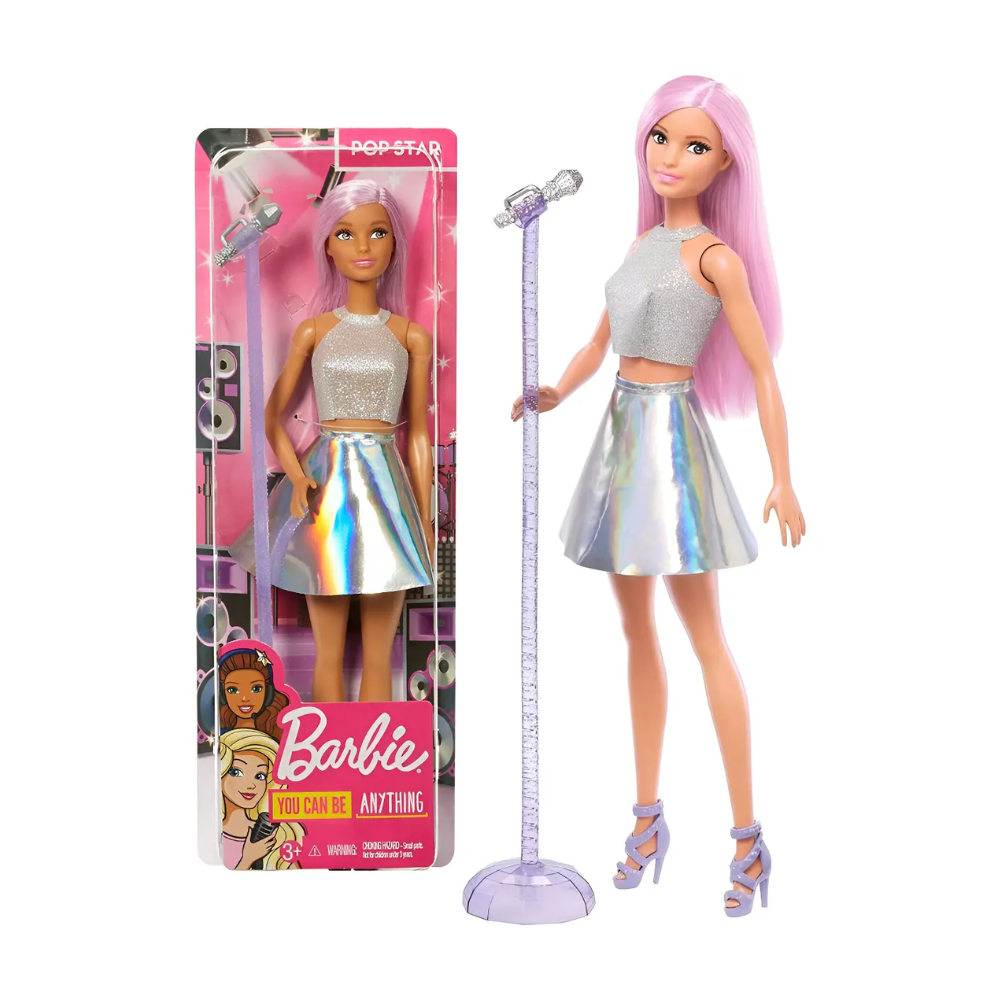Boneca Barbie Profissões I Can Be Cantora Pop Star MATTEL