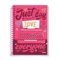 Caderno Universitário 10m 200fls Love (Just Say Love) CREDEAL