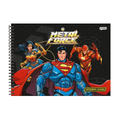 Caderno de Cartografia e Desenho DC Liga da Justiça 80f (Trio) FORONI