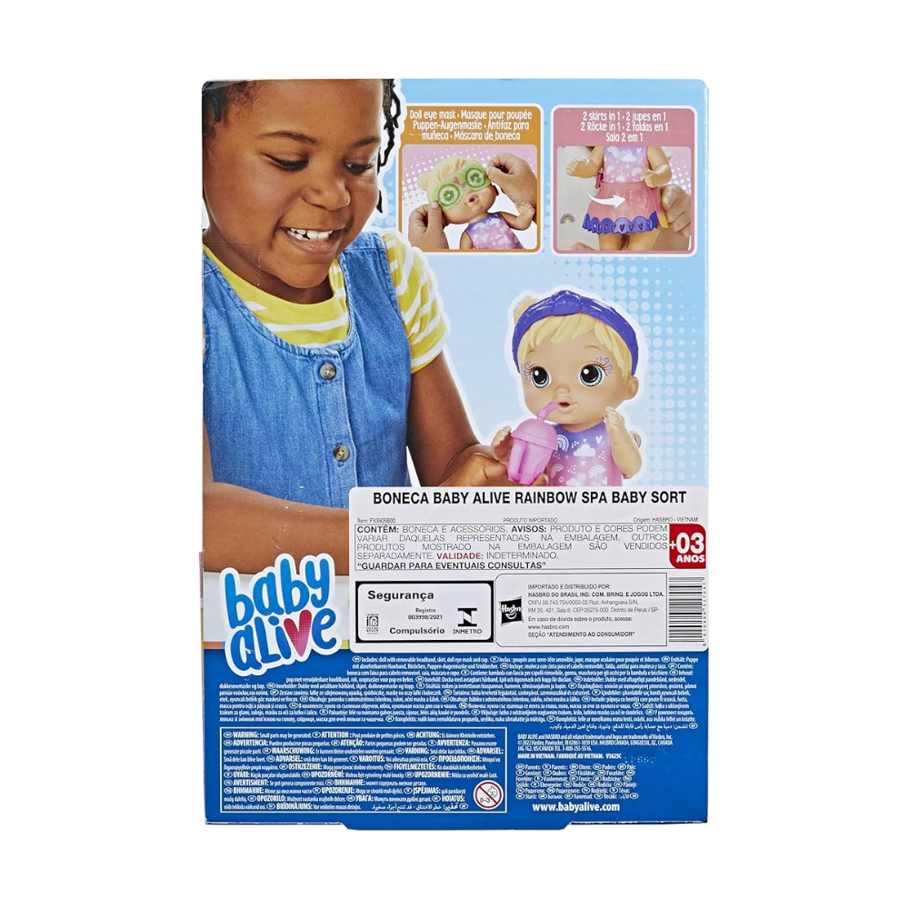 Boneca Baby Alive Dia no Spa Loira HASBRO