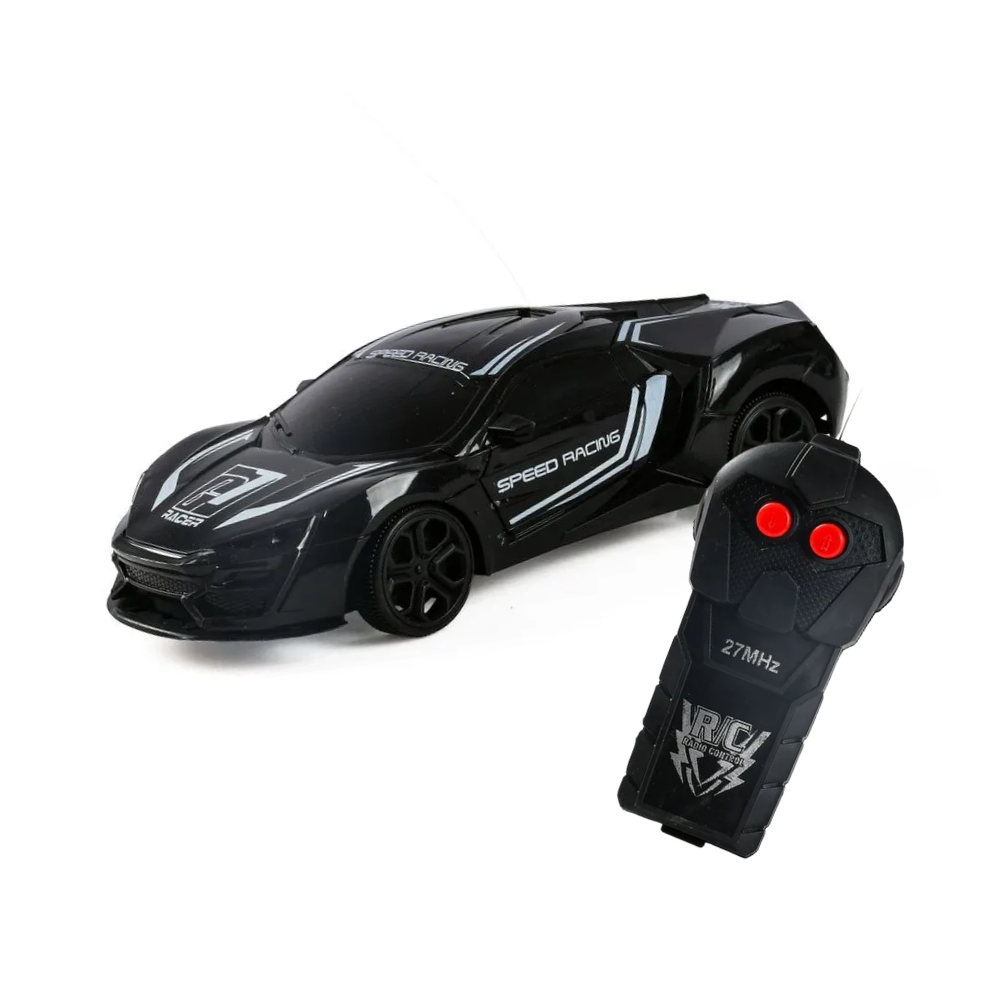 Carro de Controle Remoto Blazer Racer Extreme Preto e Branco BRINKZANIA