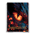 Caderno Universitário 10m 160fls Aventura com Dragões (Imagination) CREDEAL