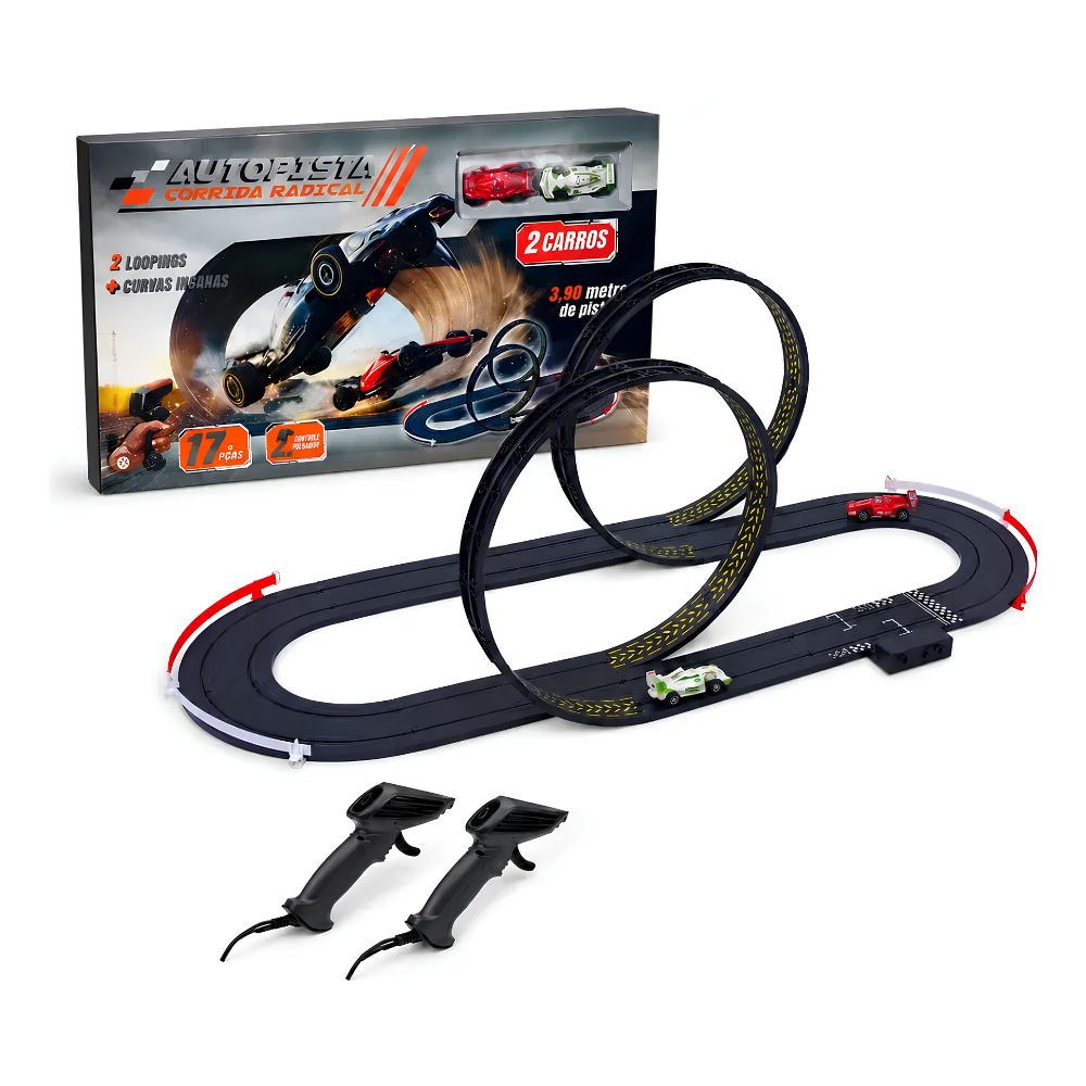 Brinquedo Auto Pista Corrida Radical POLIBRINQ