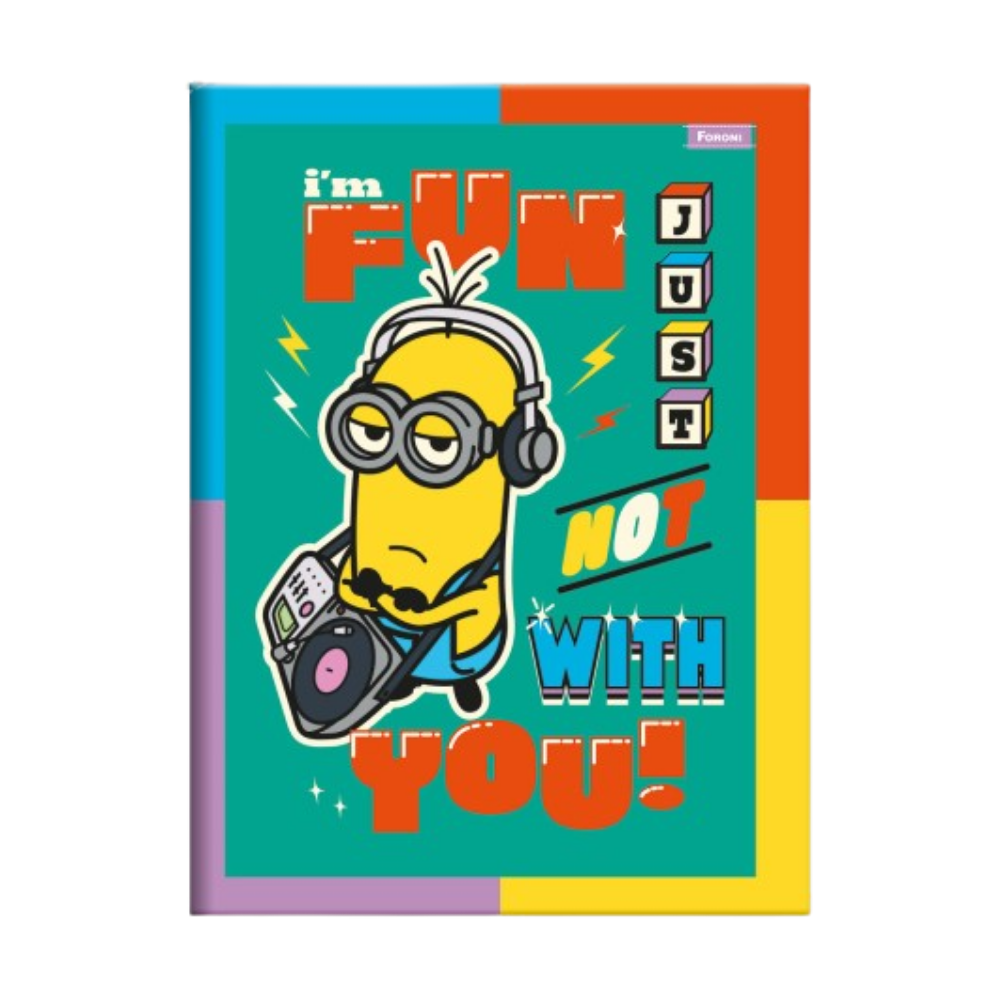 Caderno Brochurão Minions 80f (I'm Fun) FORONI