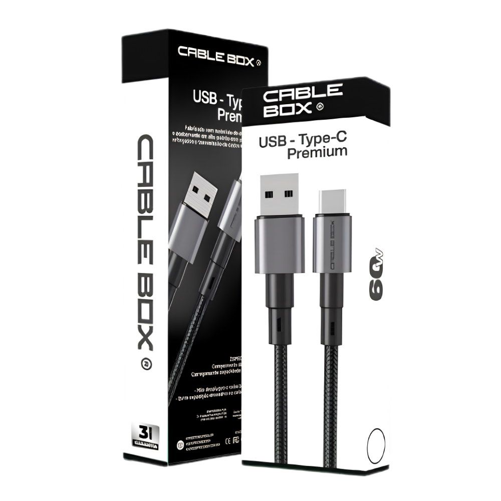 Cabo USB Tipo C Premium CABLE BOX
