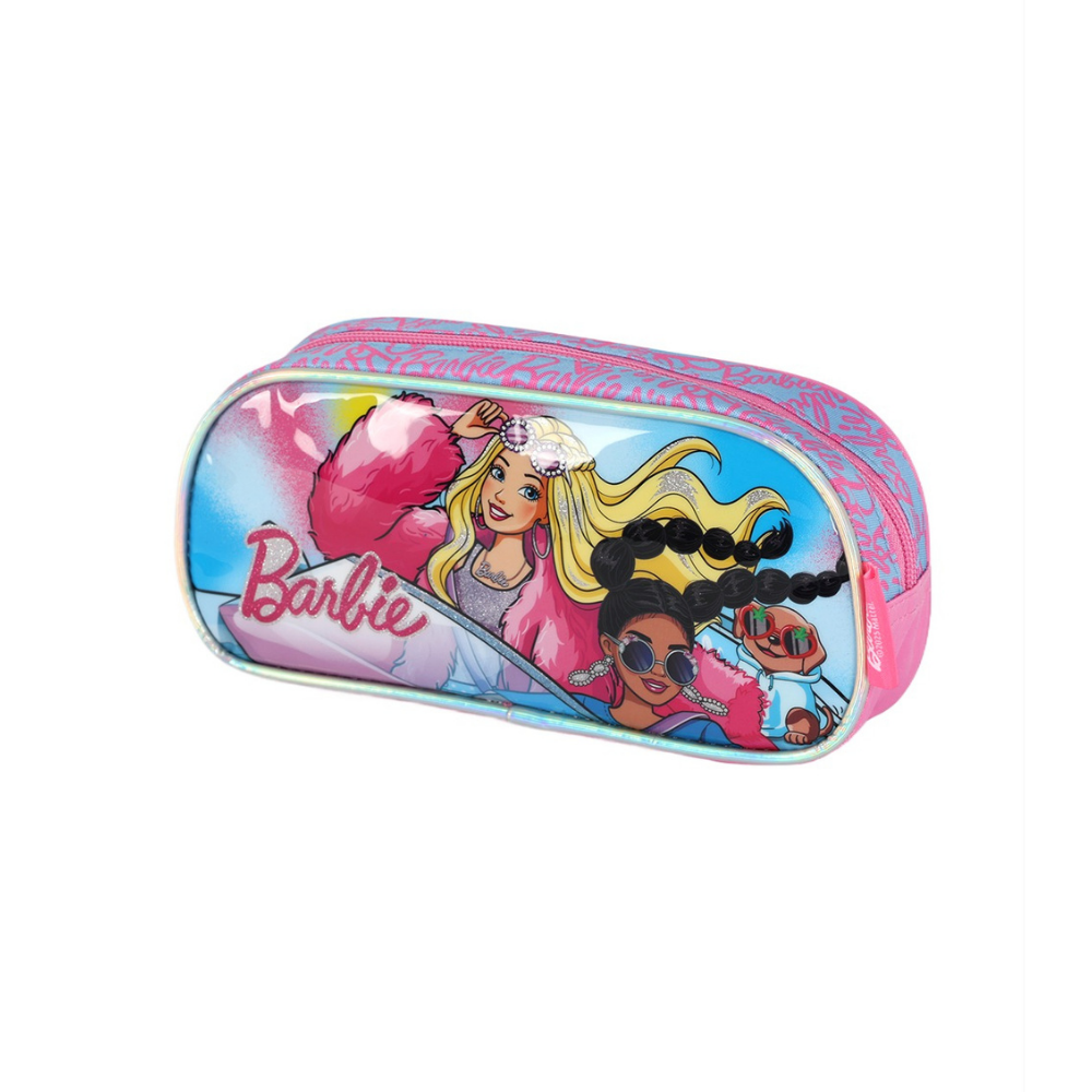 Estojo Simples Barbie Pink LUXCEL