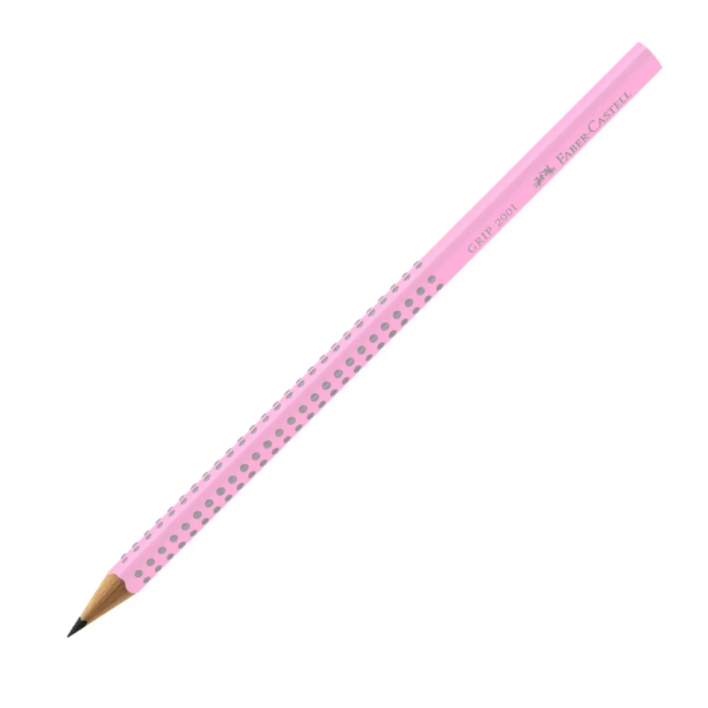Lápis de Escrever Triangular com Grip 2001 EcoLápis (Rosa) Pastel FABER CASTELL