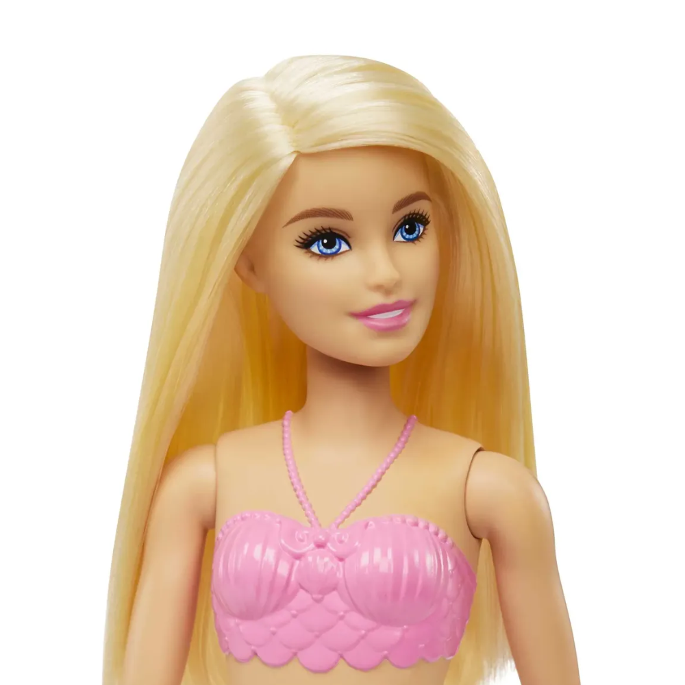 Boneca Barbie Sereia Básica Fantasy Cauda Rosa MATTEL