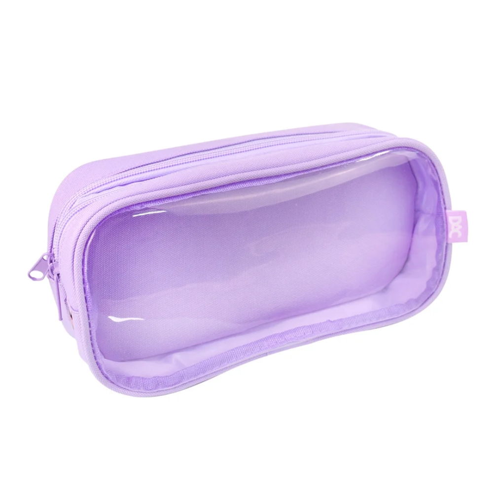 Estojo Duplo com a Frente Transparente (Lilás) DAC