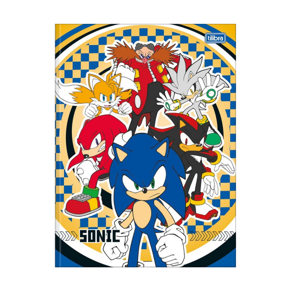 Caderno Brochurão Sonic 80f (Todo Mundo) TILIBRA
