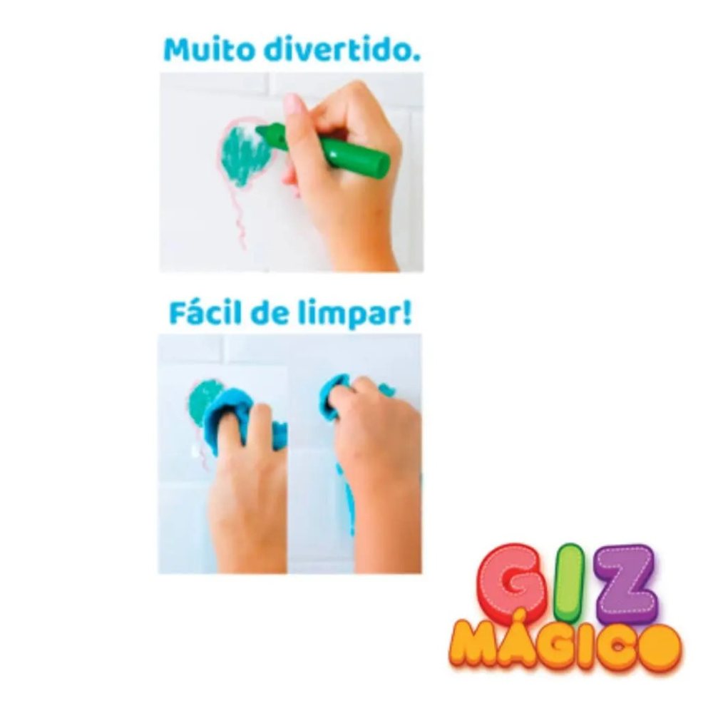 Brinquedo Educativo Giz Mágico POLIBRINQ