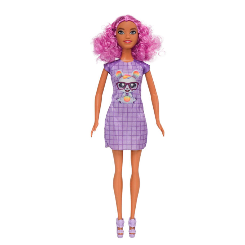 Boneca de Brinquedo Blush Life (Malu) Make Brinq POLIBRINQ