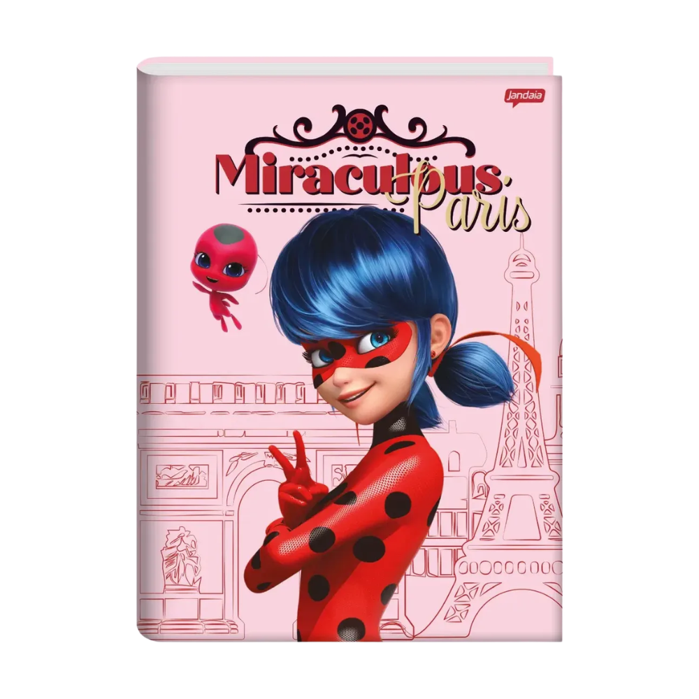Caderno Brochurão Miraculous Ladybug 80f (Miraculous Paris) JANDAIA