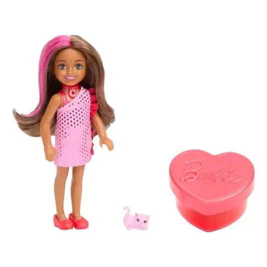 Boneca Barbie Chelsea Party Glamour Surpresa MATTEL