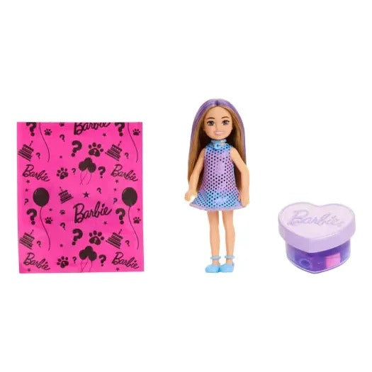 Boneca Barbie Chelsea Party Glamour Surpresa MATTEL