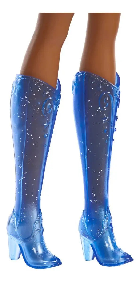 Boneca Barbie Unicórnio Saia de Sonho Azul MATTEL