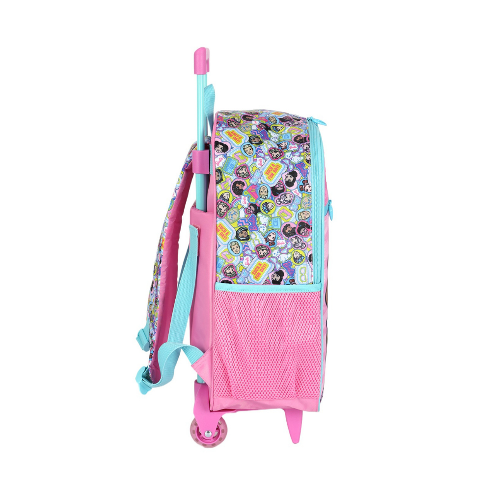 Mochila com Rodas Barbie Rosa LUXCEL