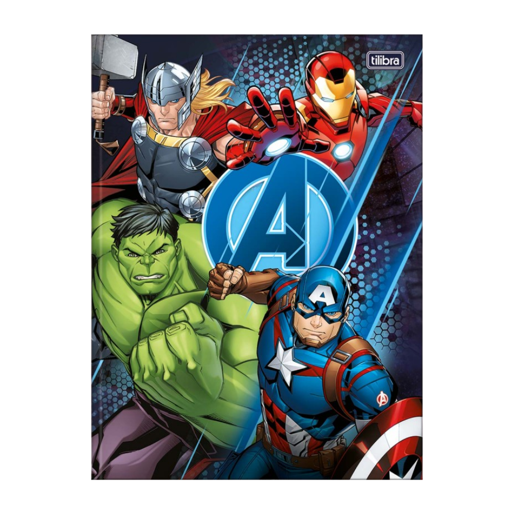 Caderno Brochurão Marvel Avengers 80f (Avante) TILIBRA