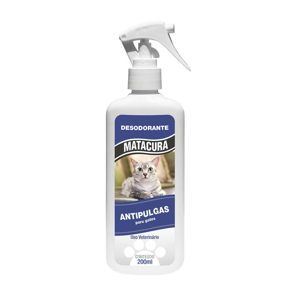 Desodorante Anti Pulgas para Gatos 200ml MATACURA