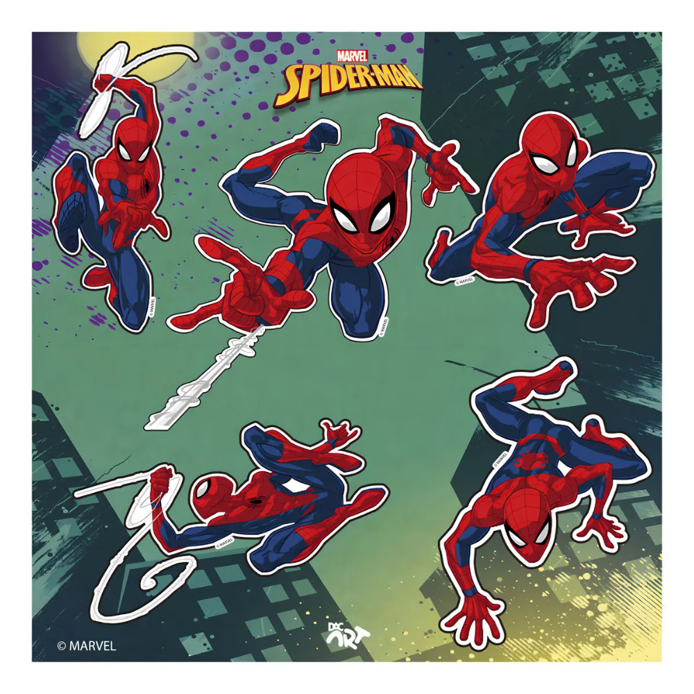 Conjunto de Pintura a Dedo Homem Aranha DAC ART