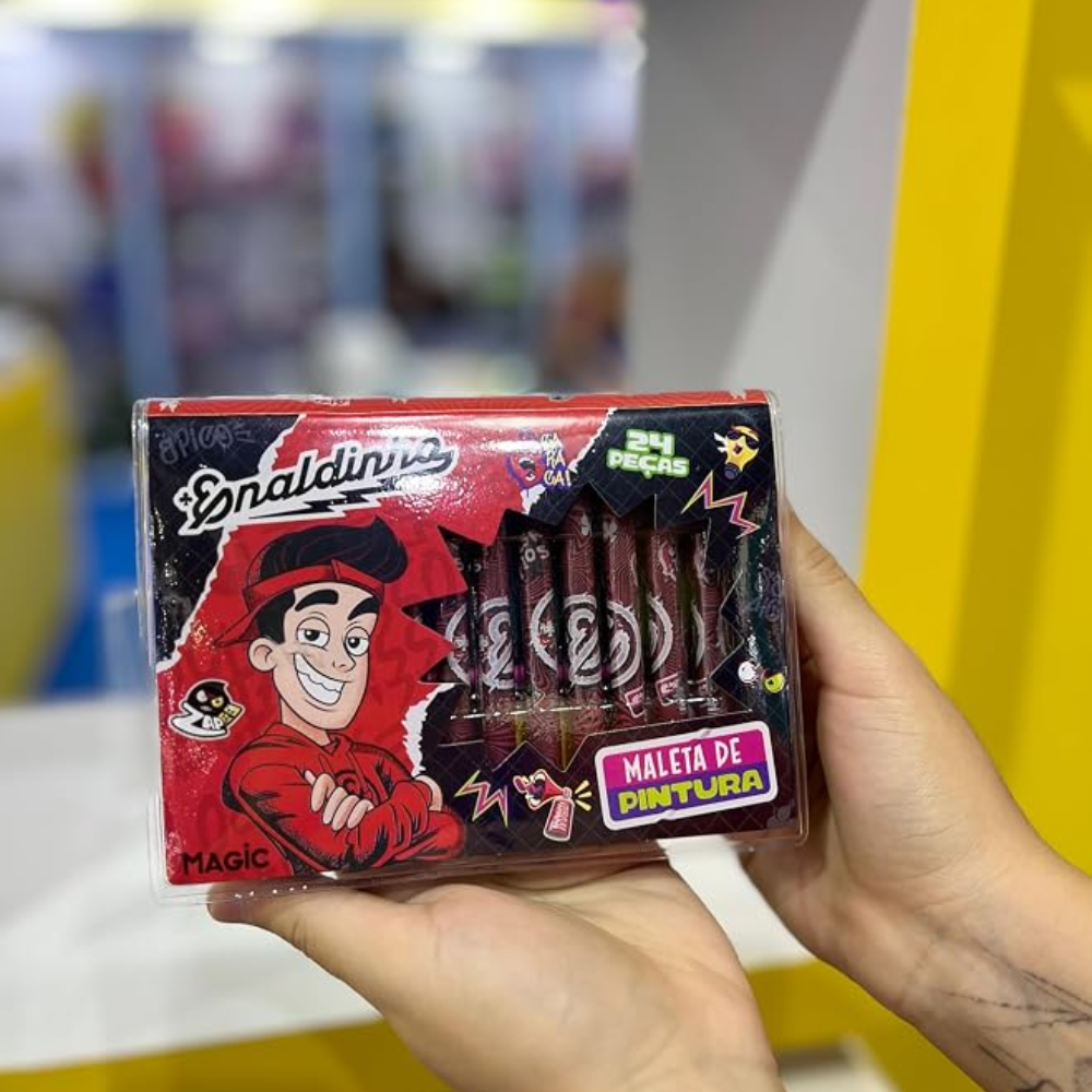 Kit de Pintura 24 Peças Maleta Enaldinho MAGIC