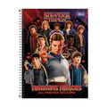 Caderno Universitário 1m 80fls Stranger Things (Hawkins Heroes) TILIBRA