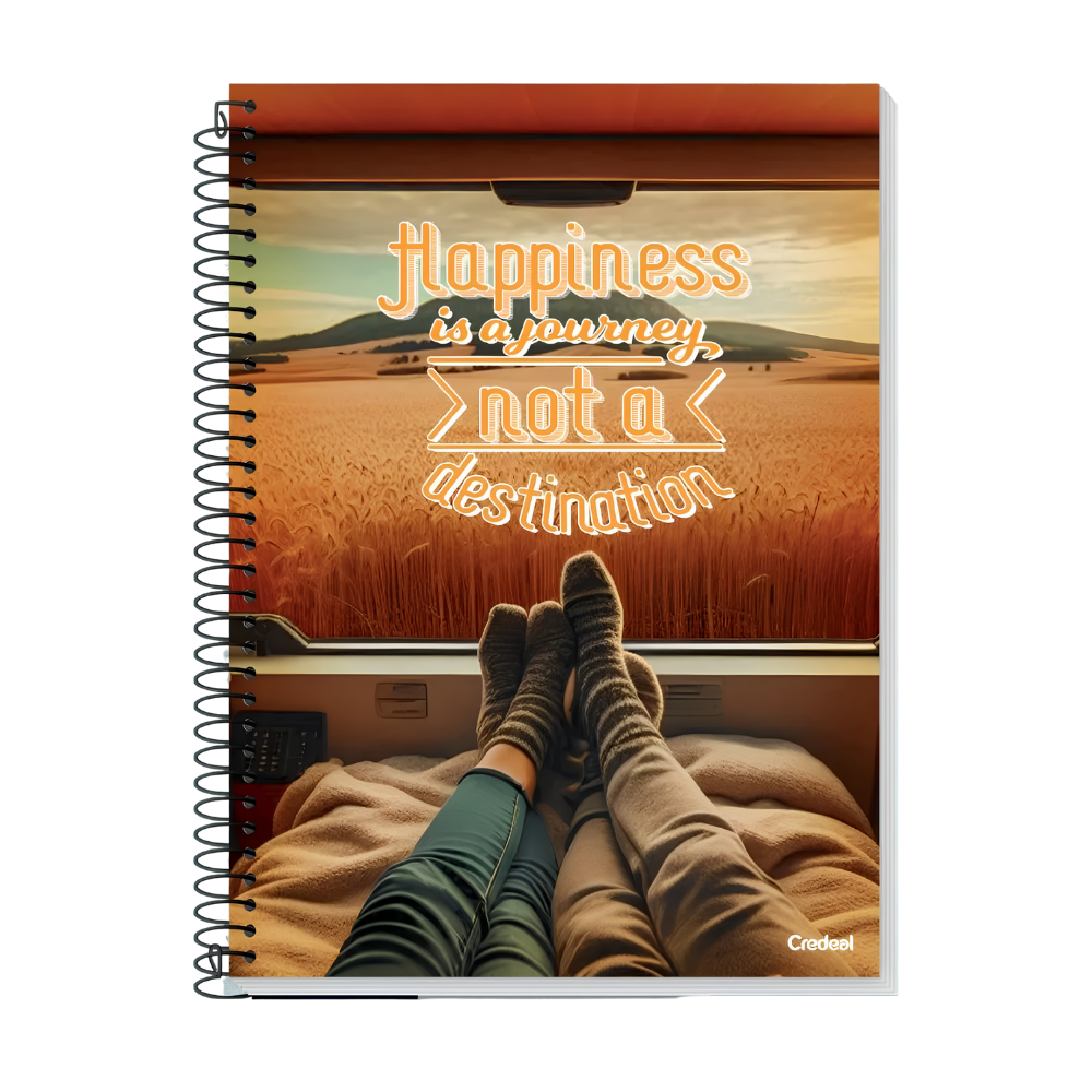 Caderno Universitário 10m 160fls Comfy (Happiness) CREDEAL