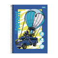 Caderno Universitário 1m 80fls Fortnite (Ônibus) FORONI