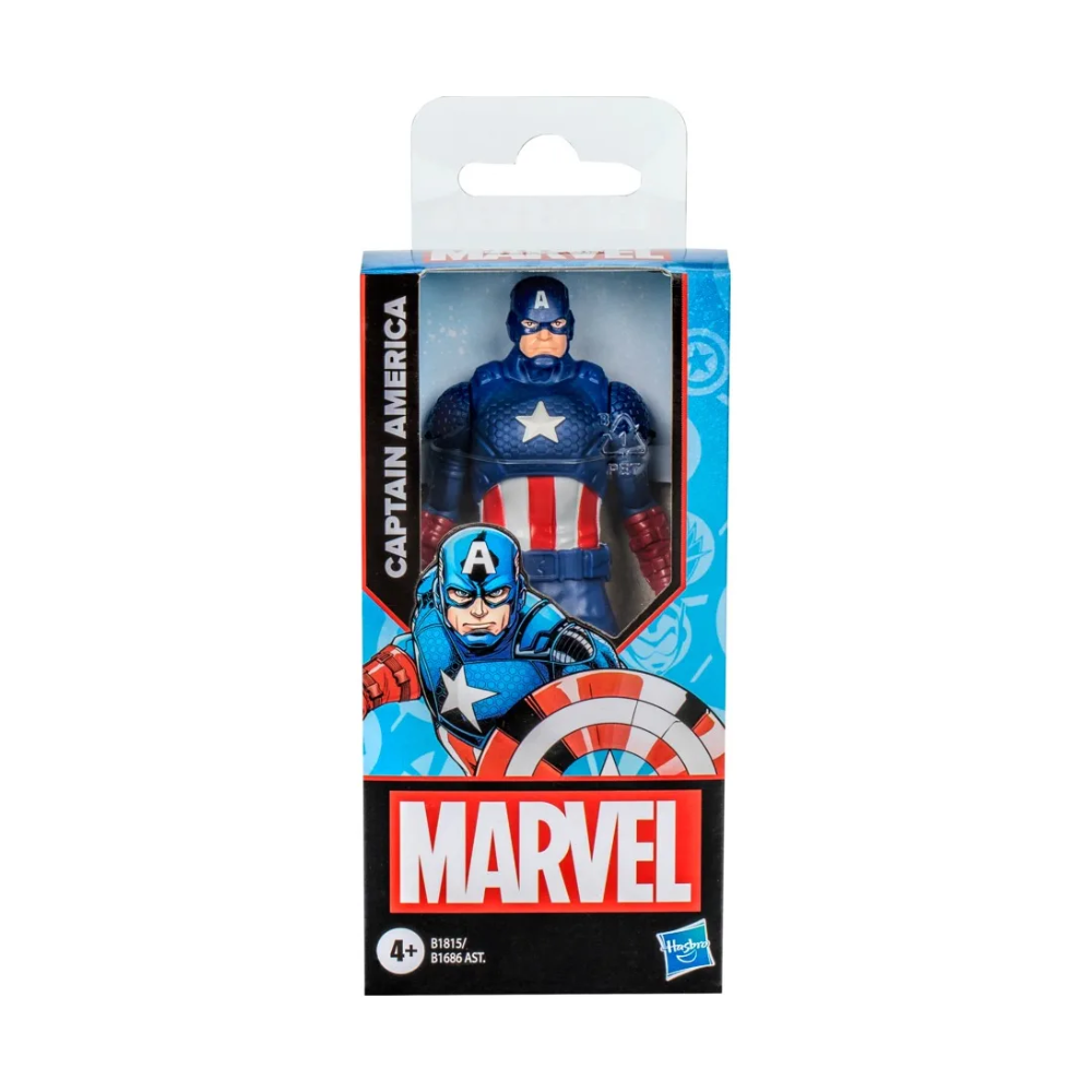 Boneco de Ação Marvel Capitão América 15cm Figura Básica HASBRO