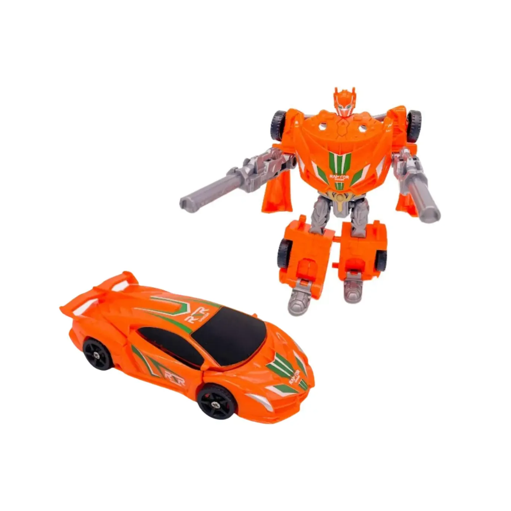Boneco Robô Transformação Pequeno Robotic Machine BRINKZANIA