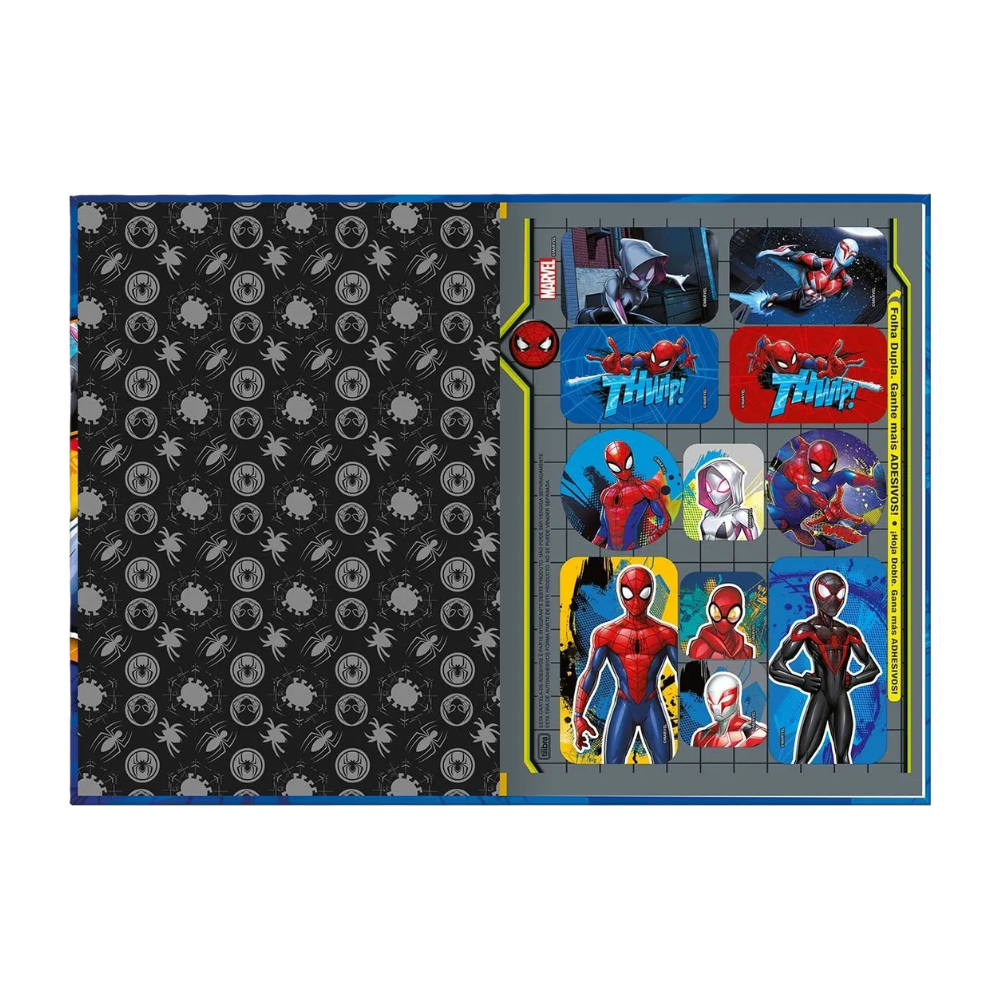 Caderno Brochurão Marvel Spider-Man 80f (Spider Team) TILIBRA