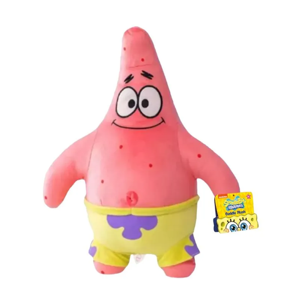 Pelúcia Patrick Estrela 30cm Original Bob Esponja MULTIKIDS