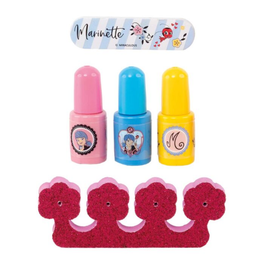 Maleta Kit Salão de Unhas da Marinete Ladybug POLIBRINQ