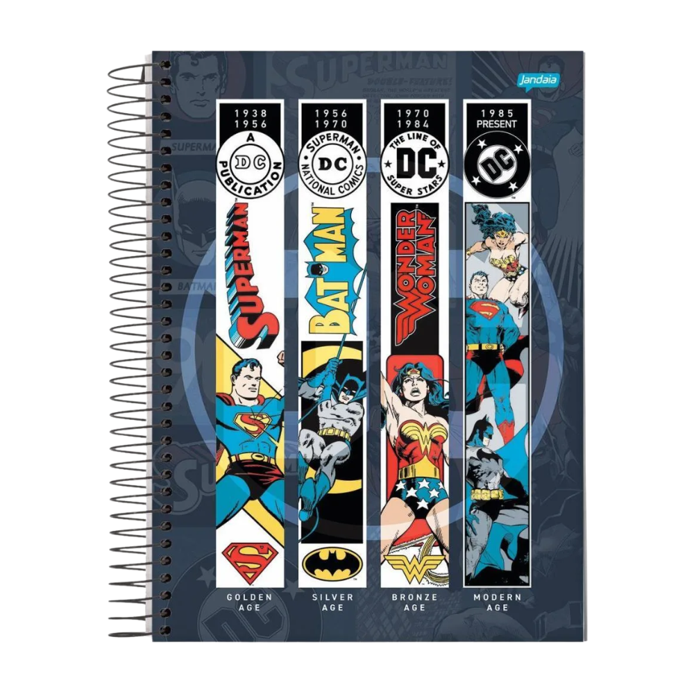 Caderno Universitário 1m 80fls DC Comics (Trio) JANDAIA