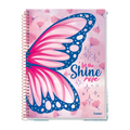 Caderno Universitário 10m 160fls Purpurina (Shine) CREDEAL