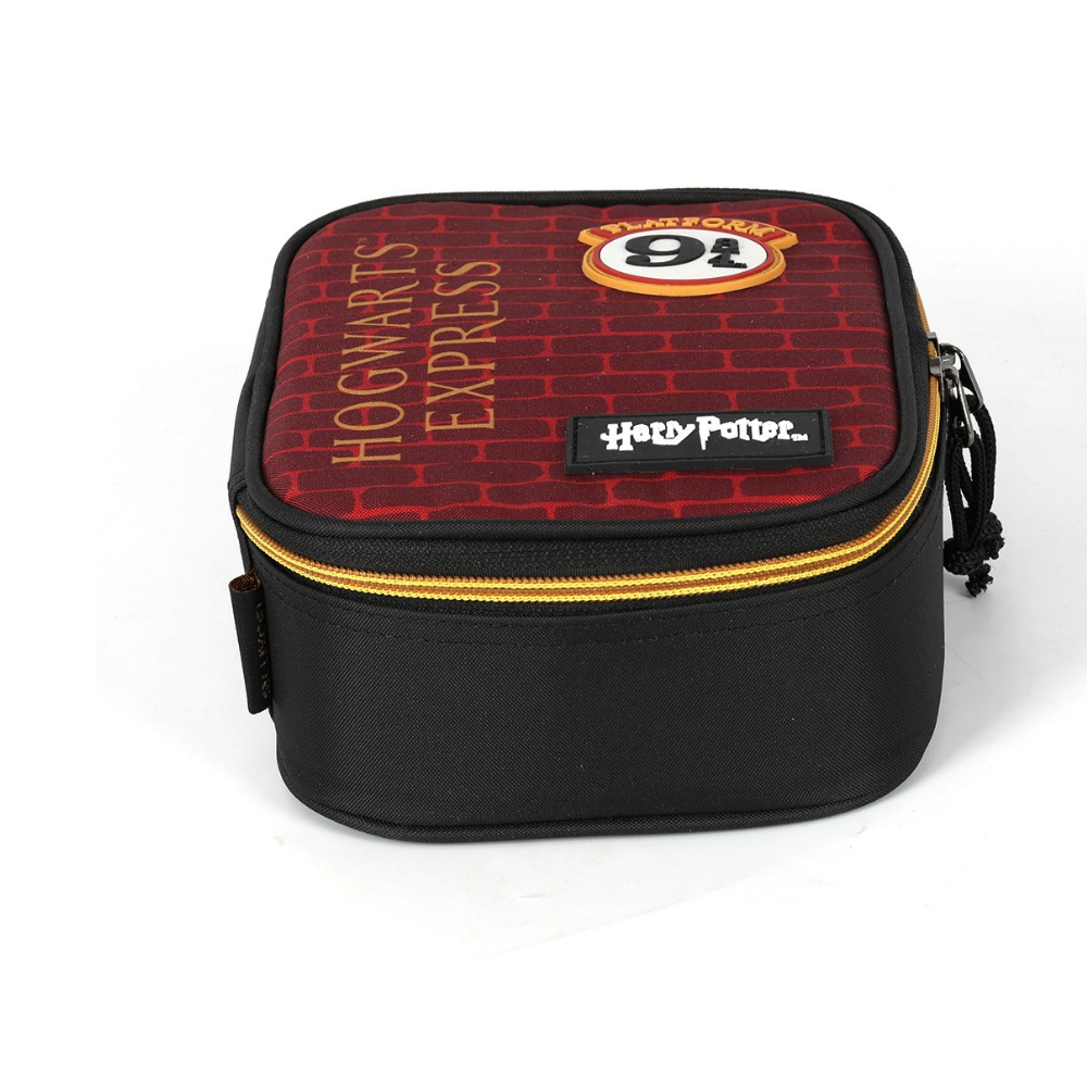 Estojo Box Harry Potter Hogwarts Express Platform 9 3/4 Vinho LUXCEL