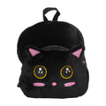 Mochila Escolar Gatinho Preto de Pelúcia School Brinq POLIBRINQ