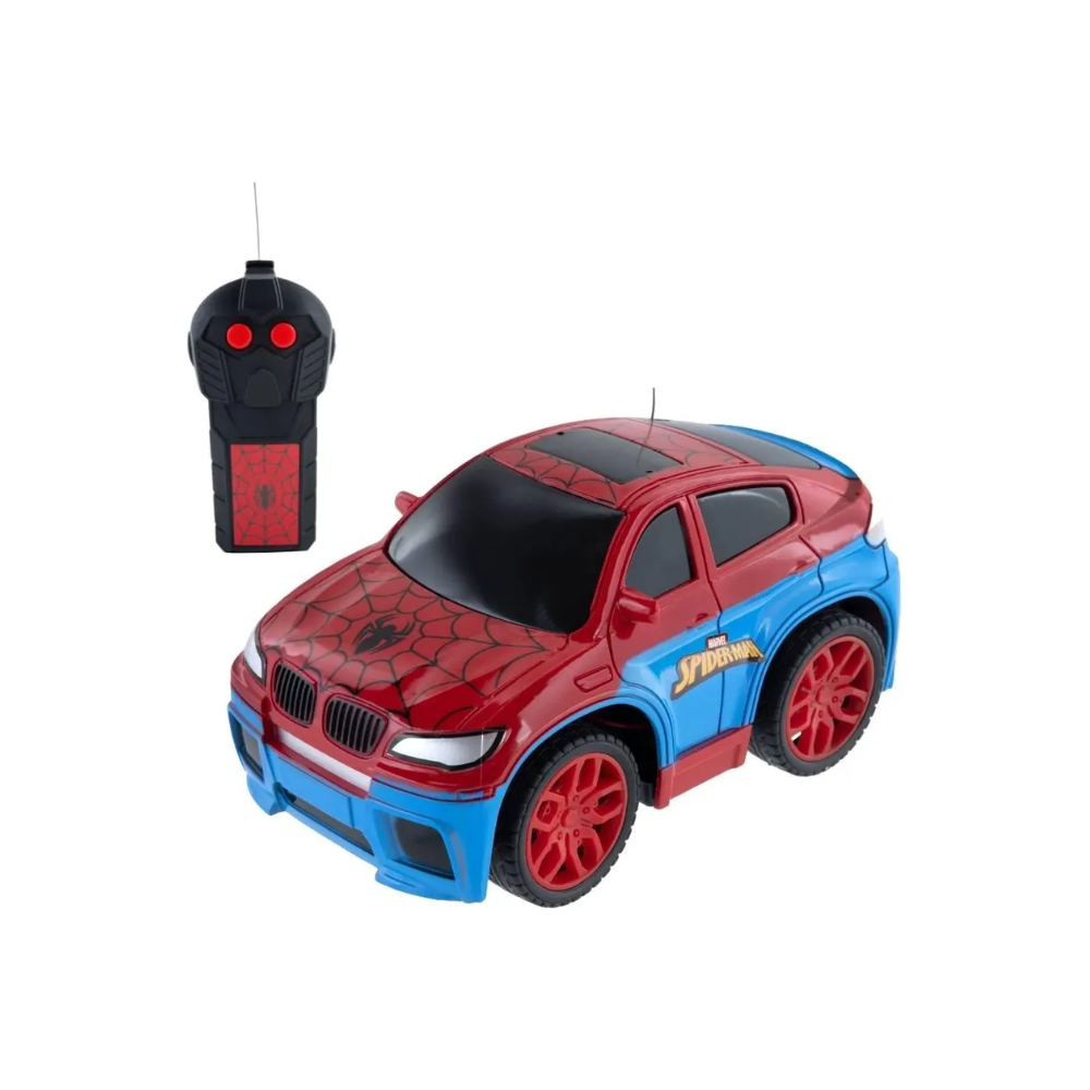 Carro de Controle Remoto 3 Funções Spider-Man High Speed CANDIDE