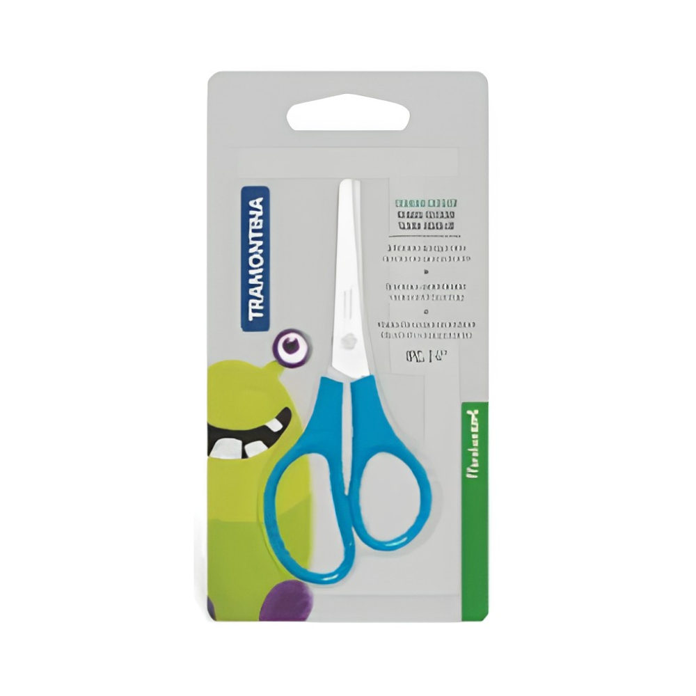 Tesoura Escolar 10,5cm (Azul) TRAMONTINA