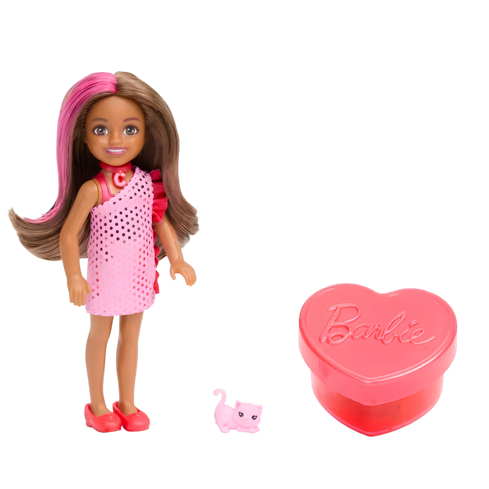 Boneca Barbie Chelsea Party Glamour Surpresa MATTEL